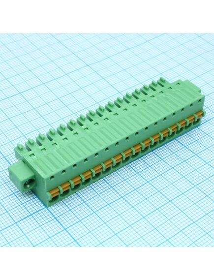15EDGKDM-3.81-16P-14-00A(H), разъемный клеммный блок, серия 15edgkdm-3.81 16 контактов