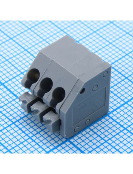 DG250-3.5-03P-11-01A(H), нажимной безвинтовой клеммный блок на 3 контакта. зажим типа торцевой контакт. серия dg250-3.5