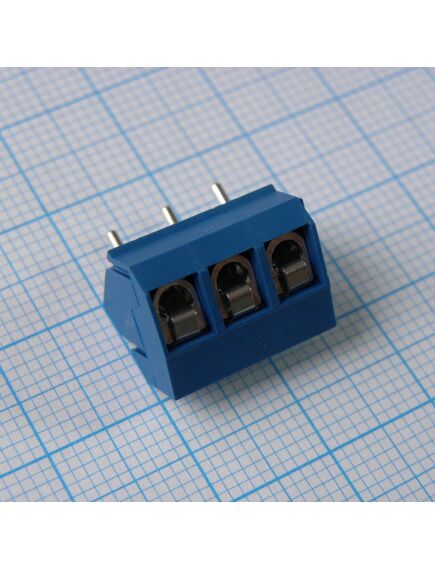 DG301S-5.0-03P-12-00A(H), винтовой клеммный блок с защитой провода, 3 контакта. серия dg301s-5.0