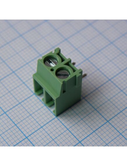 DG302R-5.0-02P-14-00A(H), винтовой клеммный блок с защитой провода, 2 контакта. серия dg302r-5.0