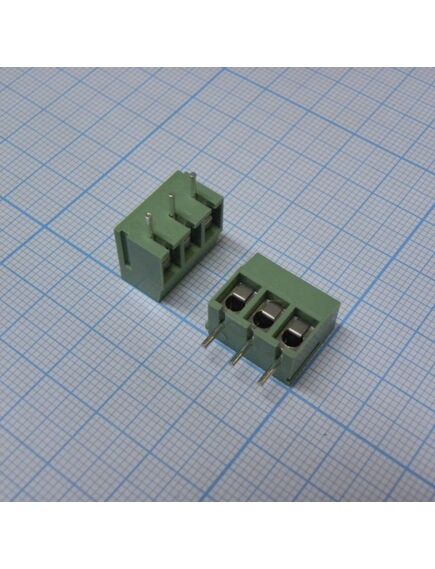 DG300-5.0-03P-14-00A(H), винтовой клеммный блок с защитой провода, 3 контакта. серия dg300-5.0
