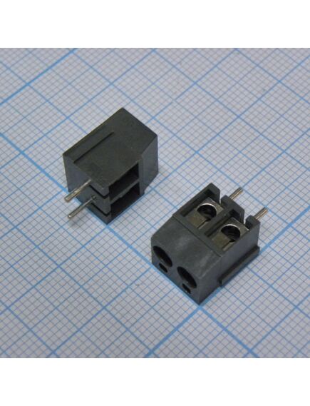 DG300-5.0-02P-11-00A(H), винтовой клеммный блок с защитой провода, 2 контакта. серия dg300-5.0