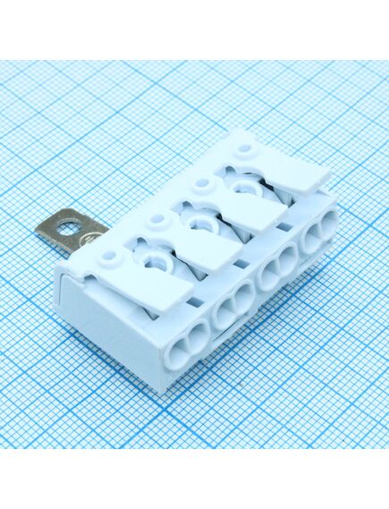DG238-10.0-04P-19-07A(H), электромонтажный клеммник на 4 контакта
