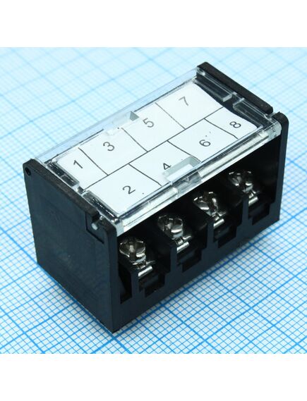 DG24-1-B-08P-13-00A(H), барьерный клеммный блок на 8 контактов. серия dg24-1