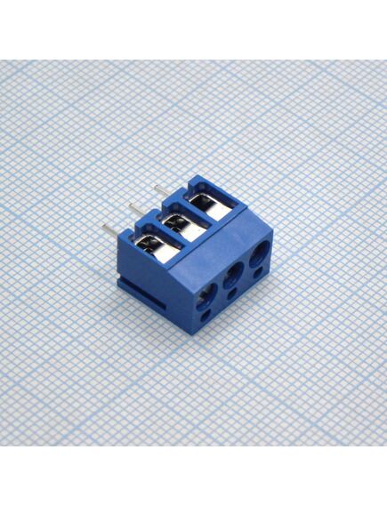 DG305-5.0-03P-12-00A(H), винтовой клеммный блок с защитой провода, 3 контакта. серия dg305-5.0