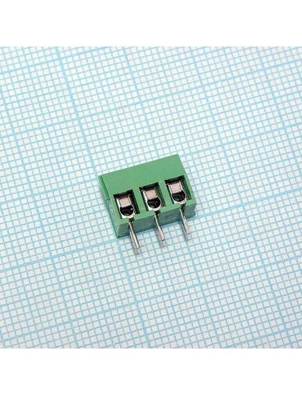DG350-3.96-03P-14-00A(H), винтовой клеммный блок с защитой провода, 3 контакта. серия dg350-3.96