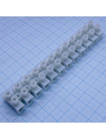 DG12HS-0-12P-17-100A(H), клеммник винтовой 12 мест шаг 12мм