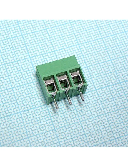 DG302-5.0-03P-14-00A(H), винтовой клеммный блок с защитой провода, 3 контакта. серия dg302-5.0