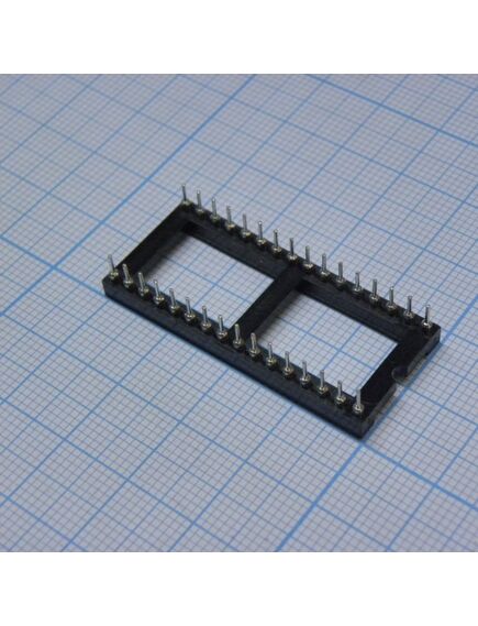 SCLM-32, dip-панель цанговая под микросхему 32pin, шаг 2.54мм, ширина 15.24мм