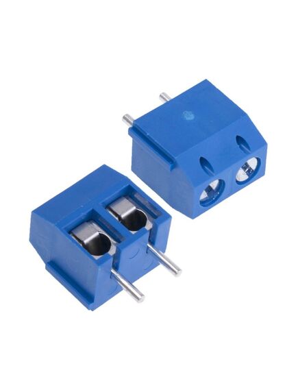 KLS2-301-5.0-02P-2S, клеммник винтовой, 2-контактный, 5мм, прямой