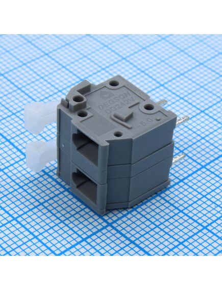 DG242V-7.5-02P-11-00A(H), нажимной, безвинтовой клеммный блок 2 контакта серия dg242v-7.5