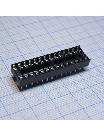 DS1009-28AT1NX-0A2, dip-панель под микросхему 28pin, шаг 2.54мм, ширина 7.62мм
