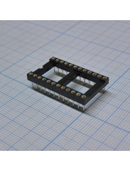 SCLM-24(2.54mm), панелька для микросхемы