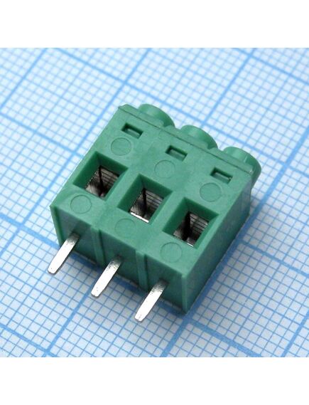 DG632-5.0-03P-14-00A(H), винтовой клеммный блок c рельефной обоймой, 3 контакта. серия dg632-5.0