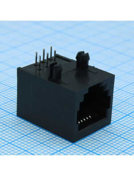 L-KLS12-302-6P6C-1-01, разъем на плату серия jack 56, 6p6c, черный