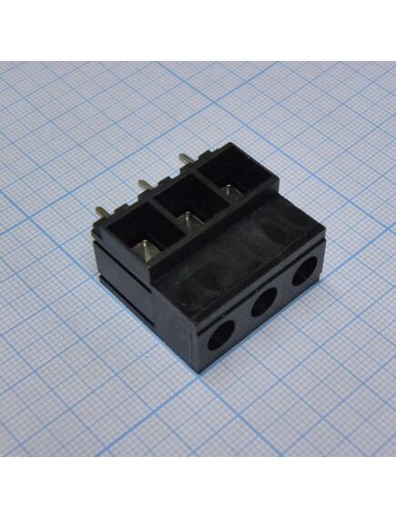 DG135T-10.16-03P-13-00A(H), винтовой клеммный блок c рельефной обоймой, 3 контакта. серия dg135t-10.16