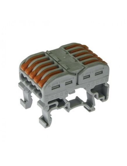 PCT-215, клеммник быстрозажимной 5-и контактный сечение 0.08-2.5 кв.мм