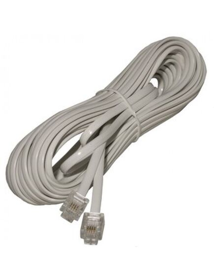 RJ-11 (6P-4C) 10M. WHITE, разъем rj-11 (6p-4c) 10m. white