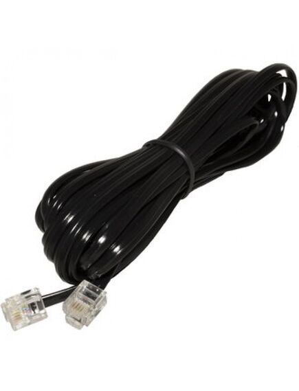 RJ-11 (6P-4C) 5M. BLACK, разъем rj-11 (6p-4c) 5m. black
