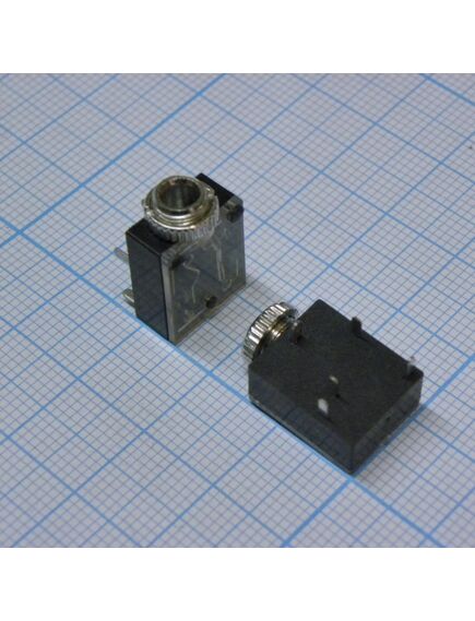 TRS 3.5 (mini jack) 2824, стерео аудио гнездо 3.5 мм