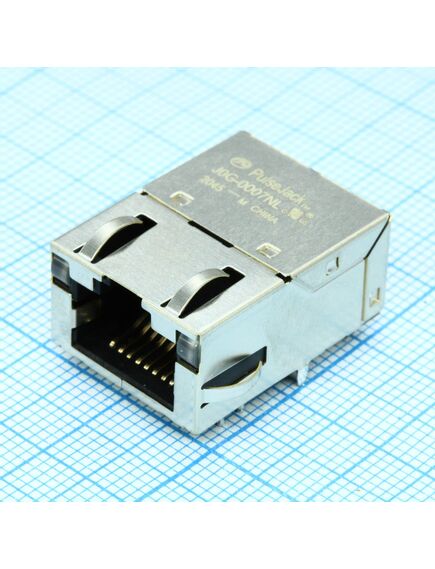 J0G-0007NL, модульный разъем, rj45, угловой гнездо, 11 контакт(-ов), 11вывод(-ов), 1 порт(-ов), изображение 2