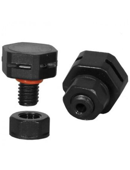M5X0.8 PA66 BLACK, клапан выравнивания давления m5x0.8, чёрный пластик