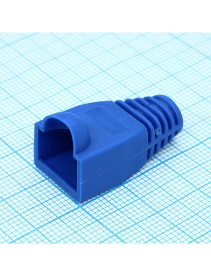 Колпачок изолирующий для RJ-45 синий, колпачок rj-45 синий rexant для дополнительной защиты соединения разъема rj-45 (8p8c) и кабеля