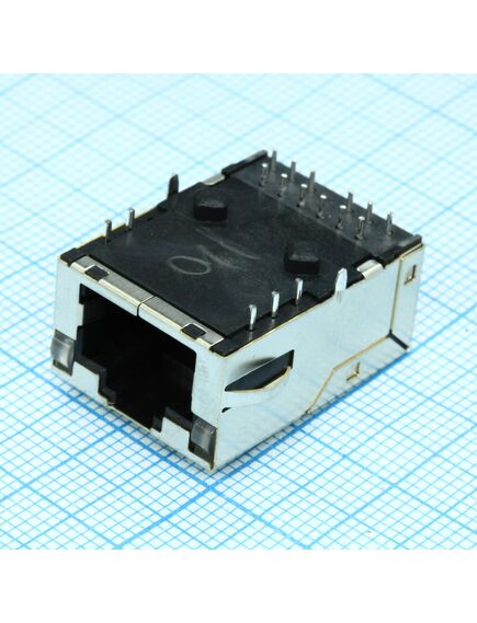 J0G-0007NL, модульный разъем, rj45, угловой гнездо, 11 контакт(-ов), 11вывод(-ов), 1 порт(-ов)