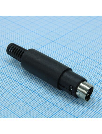 MDN-6M (MDN-6P) (KLS1-294M-6B), minidin 6конт (п) на кабель
