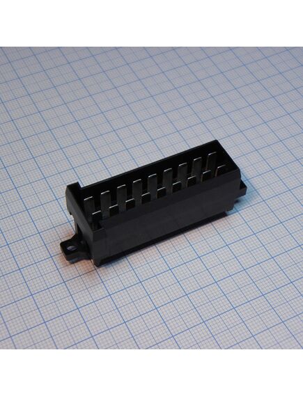 963357-2, прямоугольный разъем питания, 18 контакт(-ов), серия junior power timer, монтаж на печатную плату