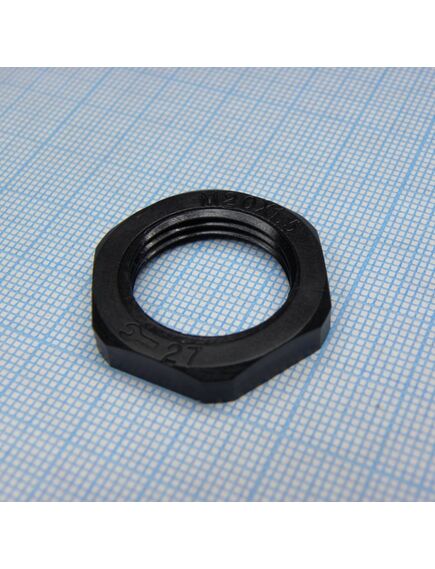 DLM-M20P (black), гайка для крепления кабель ввода на панель