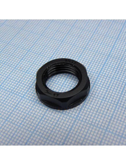 DLM-PG7P (black), гайка для крепления кабель ввода на панель