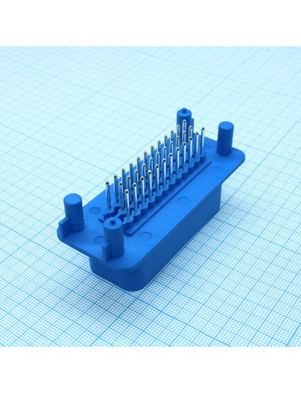 CKK7353LNS-1.5-11B, соединитель на плату вертикальный 35 pin, вилка, 1.5 шаг синий, изображение 2