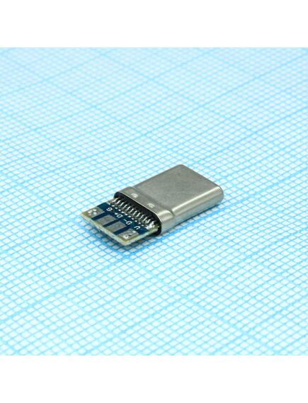 USB3.1 TYPE-C 24PM-024, разъём usb type-c - вилка на кабель