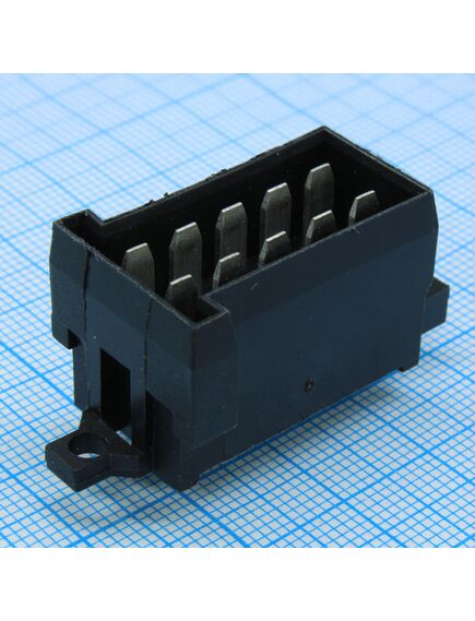 CKK5104BS-3.5-11B, корпус разъема провод-плата вертикаотный 10 позиций полностью закрытый