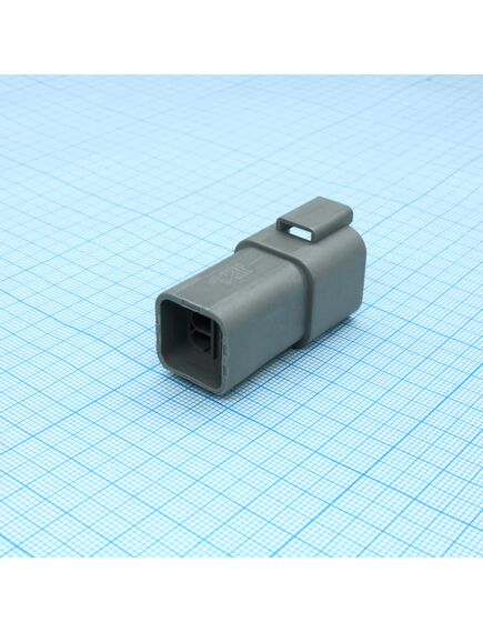 DT04-6P, розетка серия dt серая 6-контактная