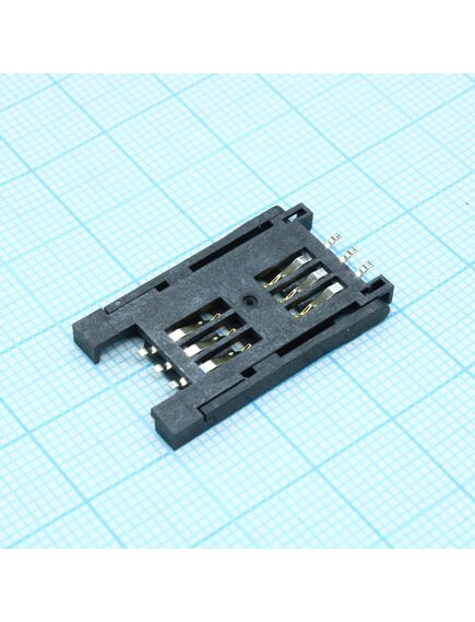 KLS1-SIM-010-6P-1-R, sim card connector type; without peg;taping;6p;rohs