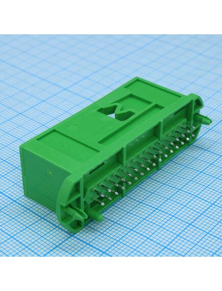 CKK5327E-0.7-11, разьем на плату вертикальный, 32 контакта, не герметичный series 0.7 зеленый