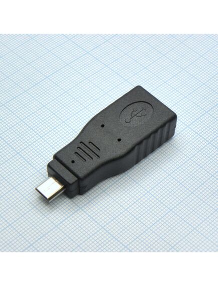USB AD USB AF/ microUSB 5BM, переходник с розетки usb тип а на вилку micro usb 5bm