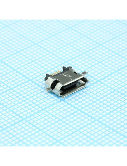 207E-BG00-R, разъем micro usb тип b usb 2.0, розетка на плату, 5 выв