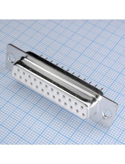 KLS1-221-25-F-W, d-sub, розетка на плату
