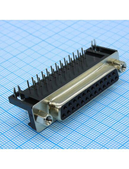DS1037-01-25FNAKT74, розетка 25 pin на плату 9.4мм