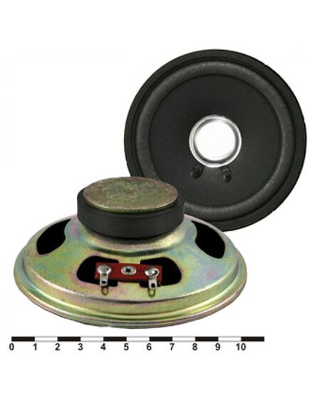 YD103-61AR 6W 8OHM, динамик 8 ом, 6вт, d=103мм, h=31мм
