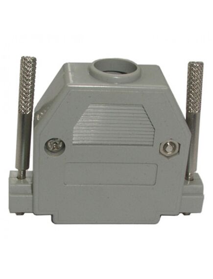 DSUB PLASTIC CASE (DPT-25C), кожух для разъема d-sub 25pin пластиковый серый с удлиненными винтами
