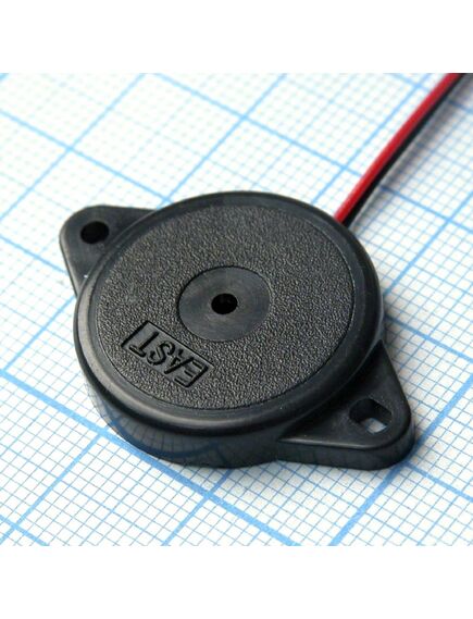 TFM-19, пьезоизлучатель 80db/12v/5ma d=34 4.0khz гибкие выводы