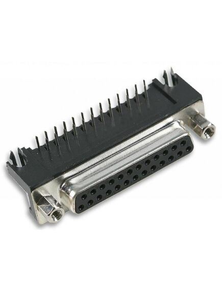 3-1634586-2, разъем угловой d sub, серия amplimite hd-20, dc, гнездо, 25 контакт(-ов)