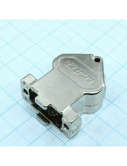 1534805-1, корпус d sub, два ввода, серия amplimite, de, 45°, корпус из металла, изображение 3