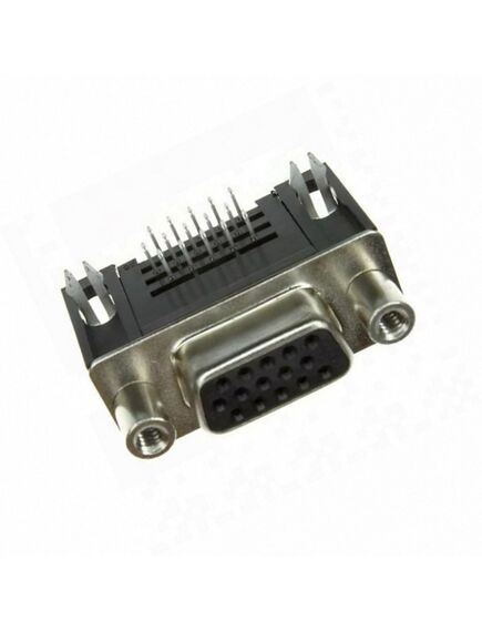 1734530-3, разъем угловой d sub, серия amplimite hd-22, da, гнездо, 15 контакт(-ов)