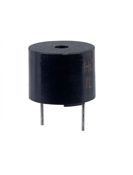 HCM1205F, звукоизлучатель электромагнитный, +5в, d=12mm 60 ма, 85 дб, 2.4 кгц, h=6.5 мм