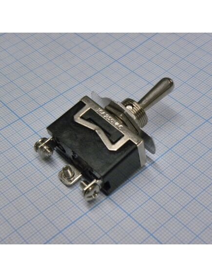 KN3(C)-113A-B3, тумблер on-off-(on) 1 группа контактов с винтами